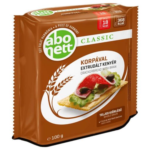 Abonett Pâine extrudată cu tărâțe - 100 g