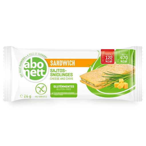 Abonett Sandwich cu brânză și arpagic - Fără gluten - 26 g