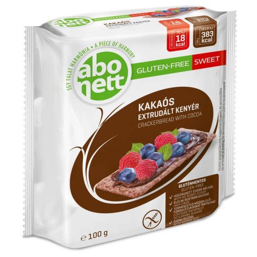 Abonett Pâine extrudată, cu cacao - Fără gluten - 100 g