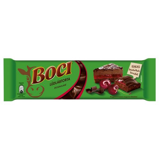 Boci ciocolată neagră cu umplutură de vișine - Ludlab 240g