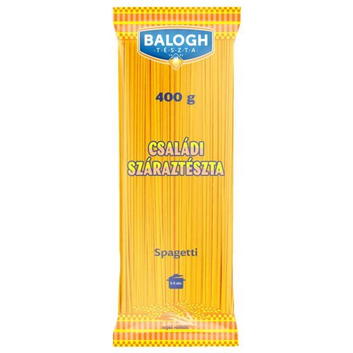 Paste Balogh - Paste uscate pentru familie - Spaghetti, fără ou, paste uscate - 1kg