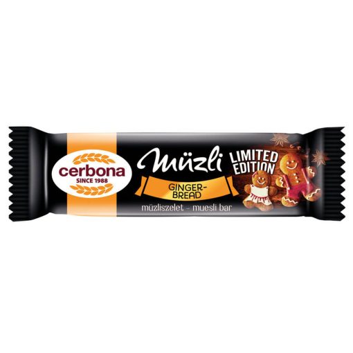 Cerbona Baton de muesli cu aromă de turtă dulce 20 g