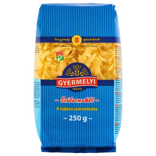 Gyermelyi Tagliatelle, paste făinoase uscate cu 8 ouă-  250 g