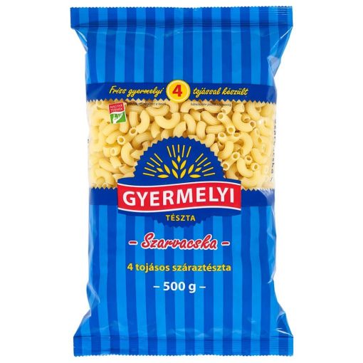 Gyermelyi Paste făinoase ”cornulețe” cu 4 ouă- 500 g