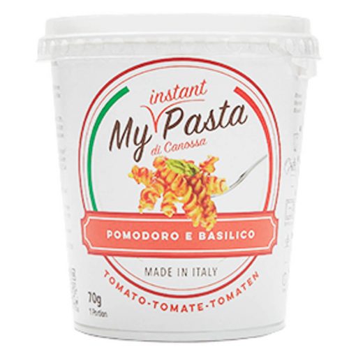 My Instant Pasta, Paste fusilli cu sos de roșii și busuioc 70 g