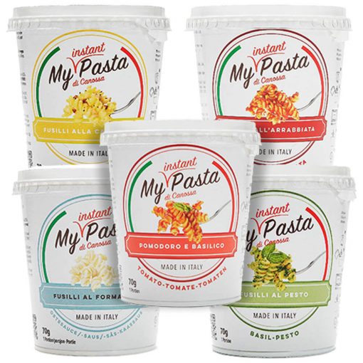 My Instant Pasta Mix Paste de 5 Arome - pentru 5 zile - 5x70 g / 5 buc