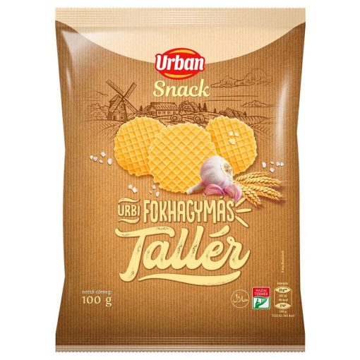 Urban Classics Urbi, Biscuiți sărați cu aromă de usturoi 100g